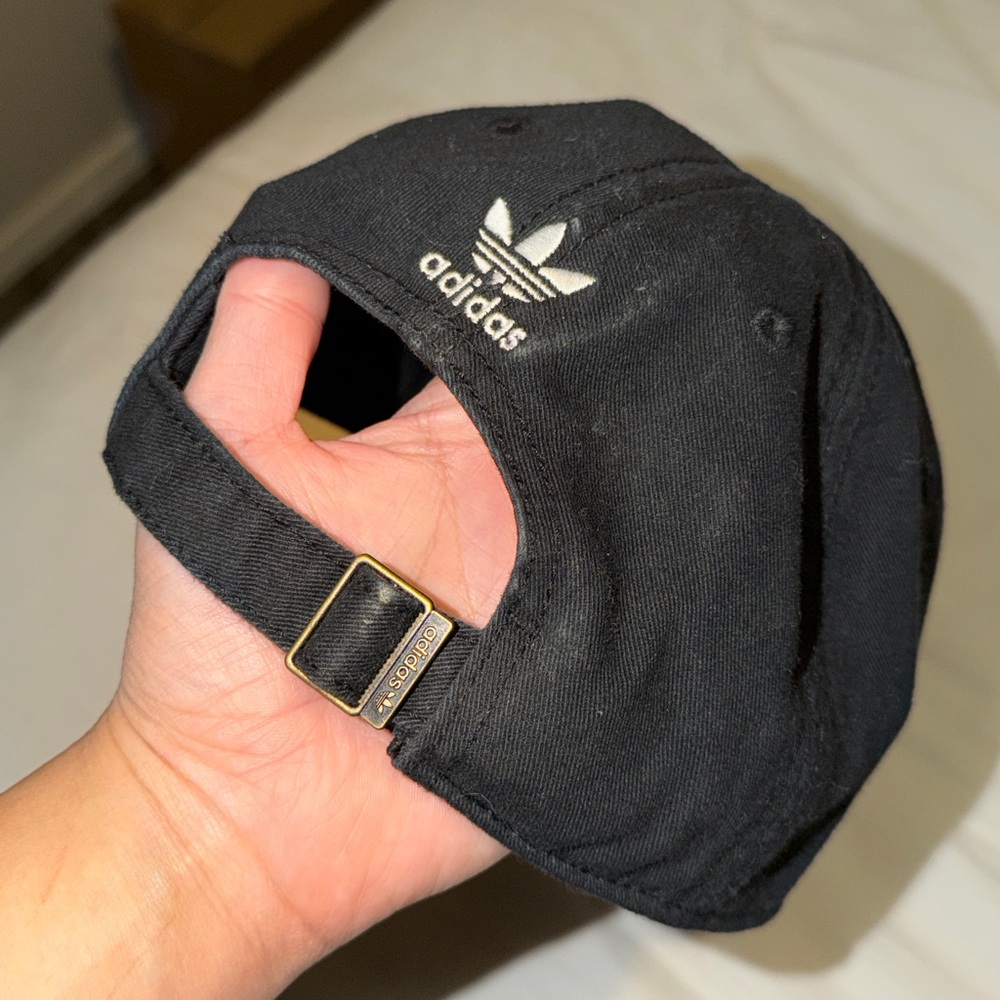 Adidas Originals Black Trefoil Dad Hat Adjustable - Picture 4 of 4